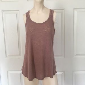 Maybe tank top with knit detail on back.